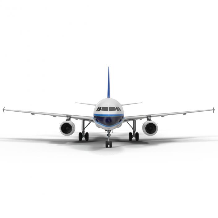 3D model Airbus A319 China Southern Airlines