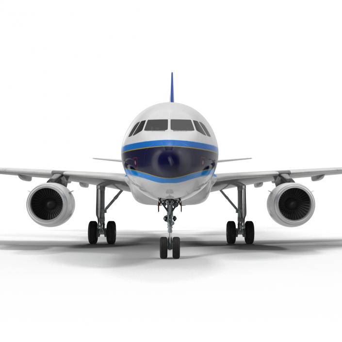 3D model Airbus A319 China Southern Airlines