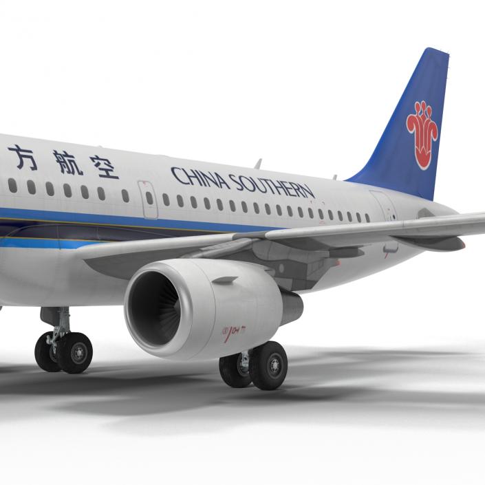 3D model Airbus A319 China Southern Airlines