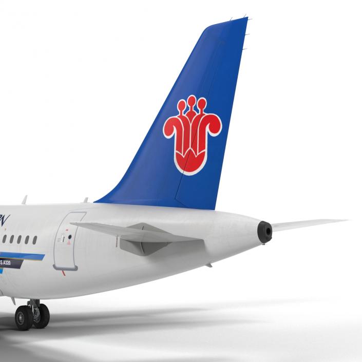 3D model Airbus A319 China Southern Airlines