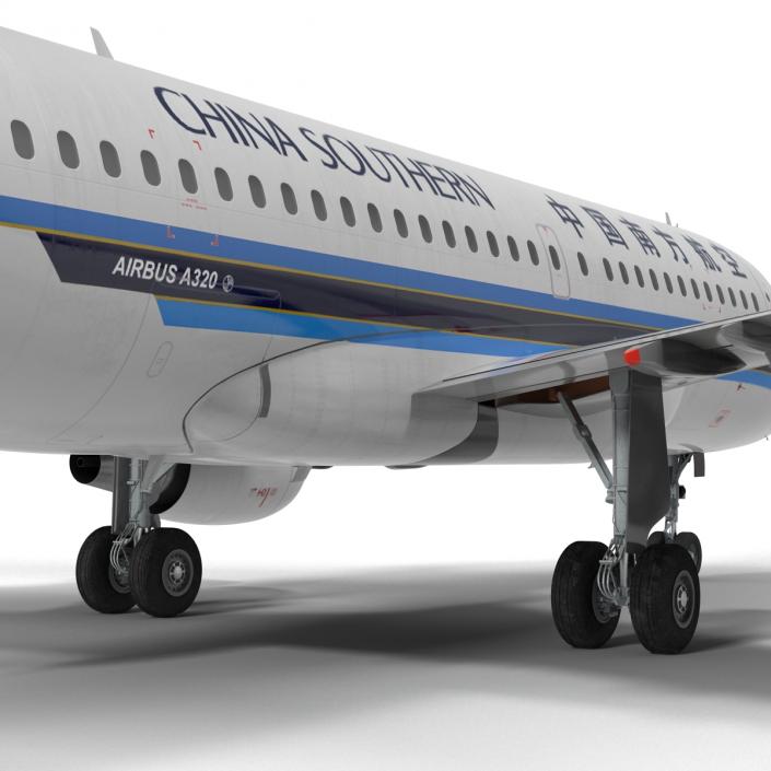 3D model Airbus A319 China Southern Airlines