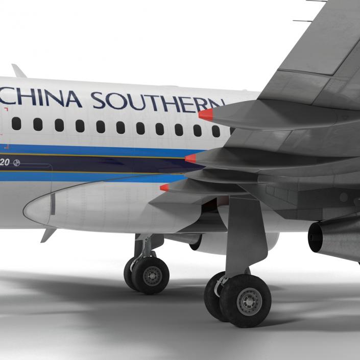 3D model Airbus A319 China Southern Airlines