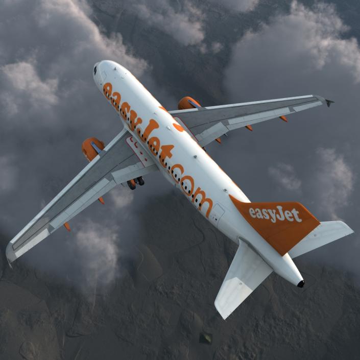 Airbus A319 EasyJet 3D model