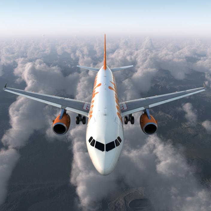 Airbus A319 EasyJet 3D model