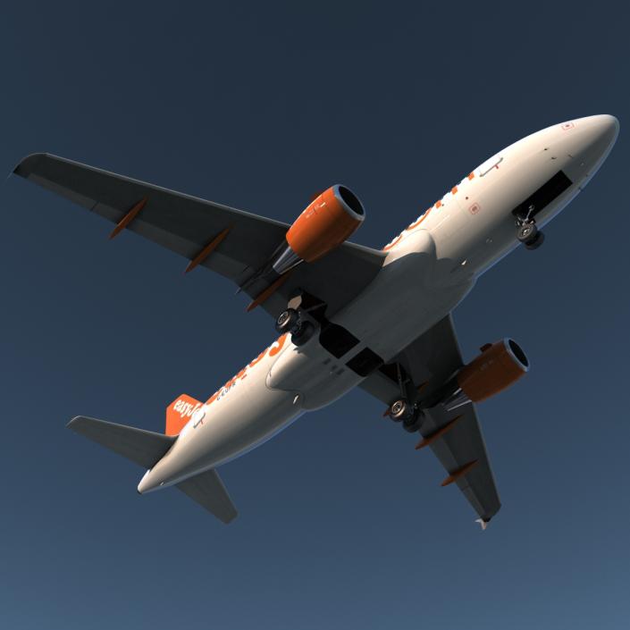 Airbus A319 EasyJet 3D model