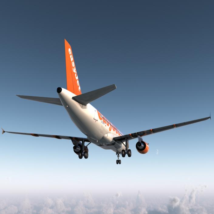 Airbus A319 EasyJet 3D model