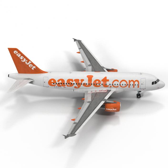 Airbus A319 EasyJet 3D model