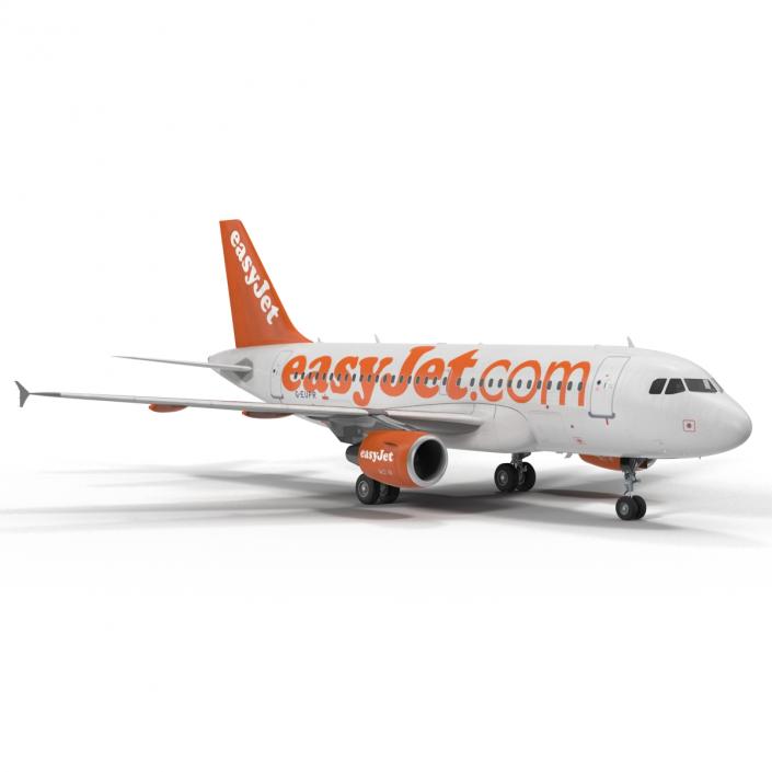 Airbus A319 EasyJet 3D model