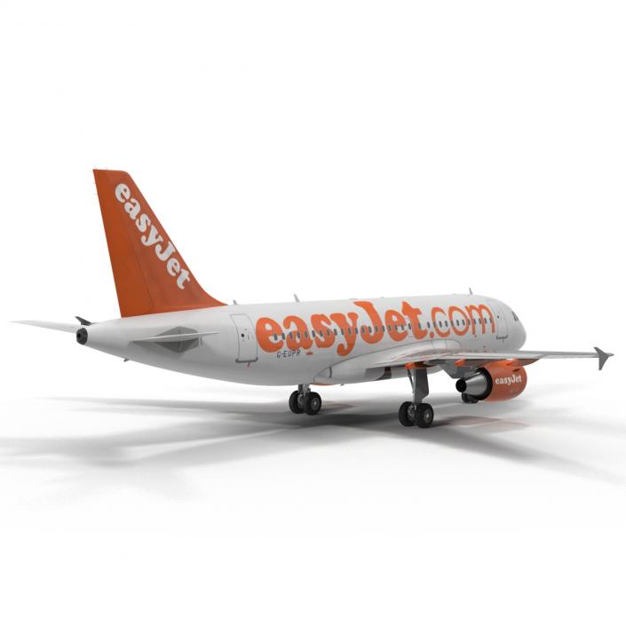 Airbus A319 EasyJet 3D model