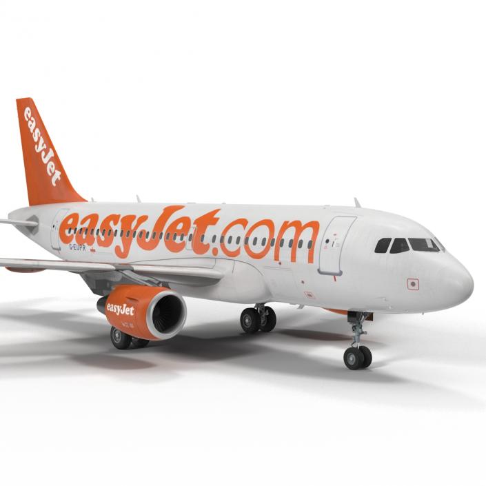 Airbus A319 EasyJet 3D model