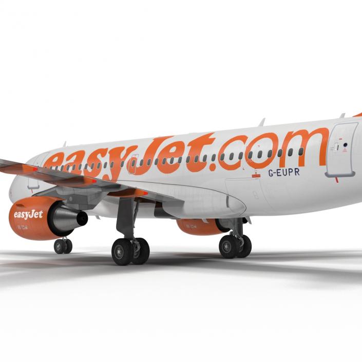 Airbus A319 EasyJet 3D model