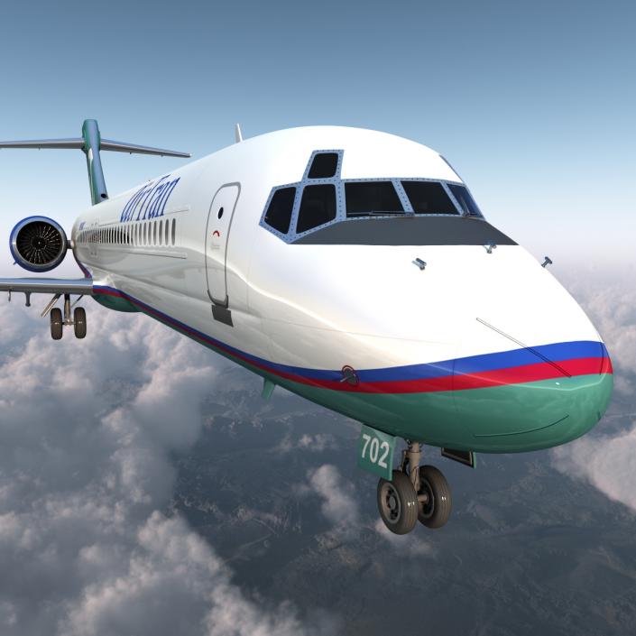 Boeing 717 200 AirTran Airways Rigged 3D