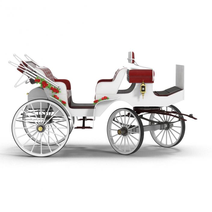 3D Wedding Carriage Rigged model