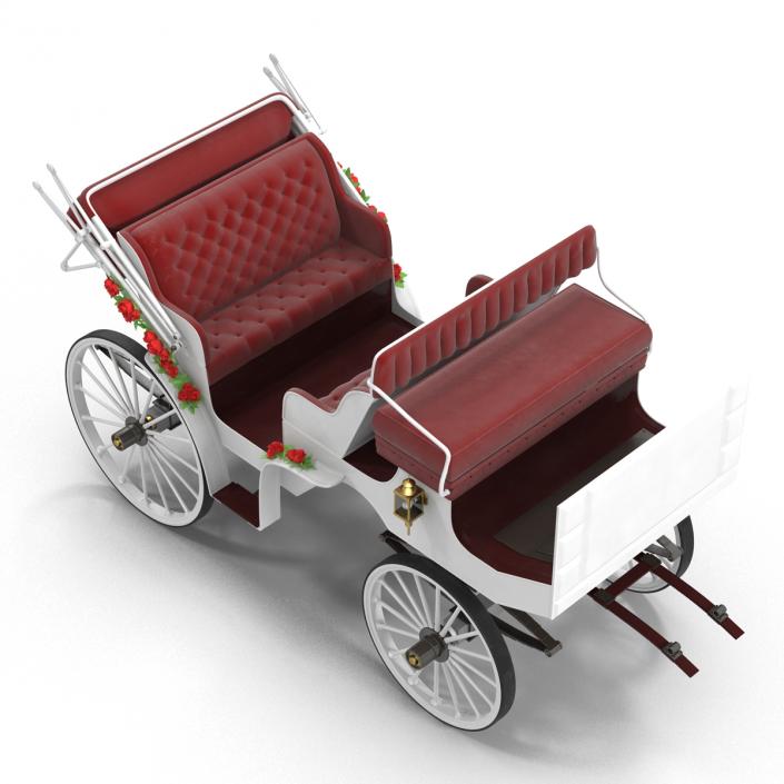 3D Wedding Carriage Rigged model