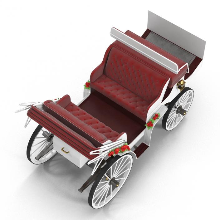 3D Wedding Carriage Rigged model