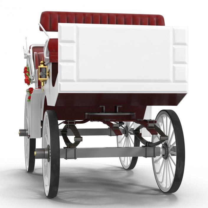 3D Wedding Carriage Rigged model