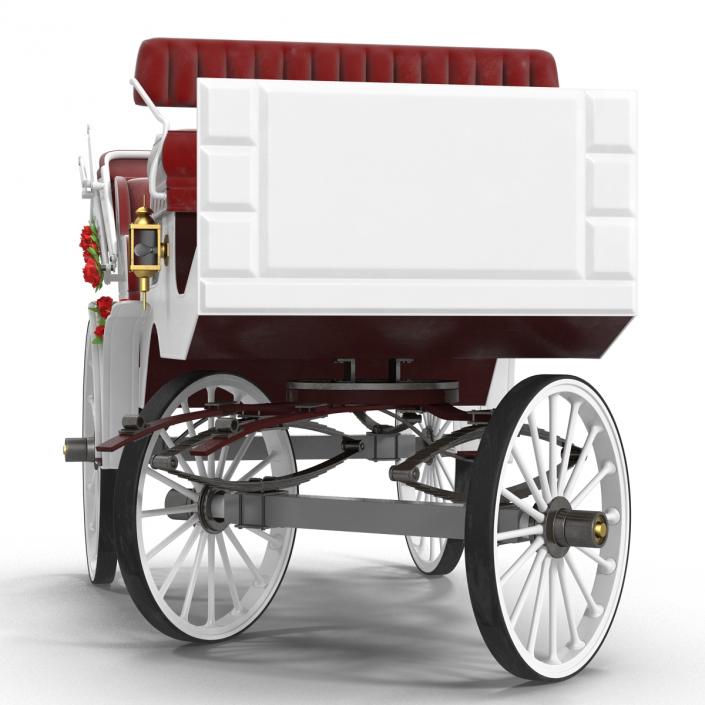 3D Wedding Carriage Rigged model