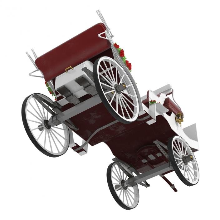 3D Wedding Carriage Rigged model