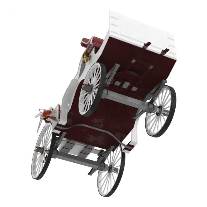 3D Wedding Carriage Rigged model