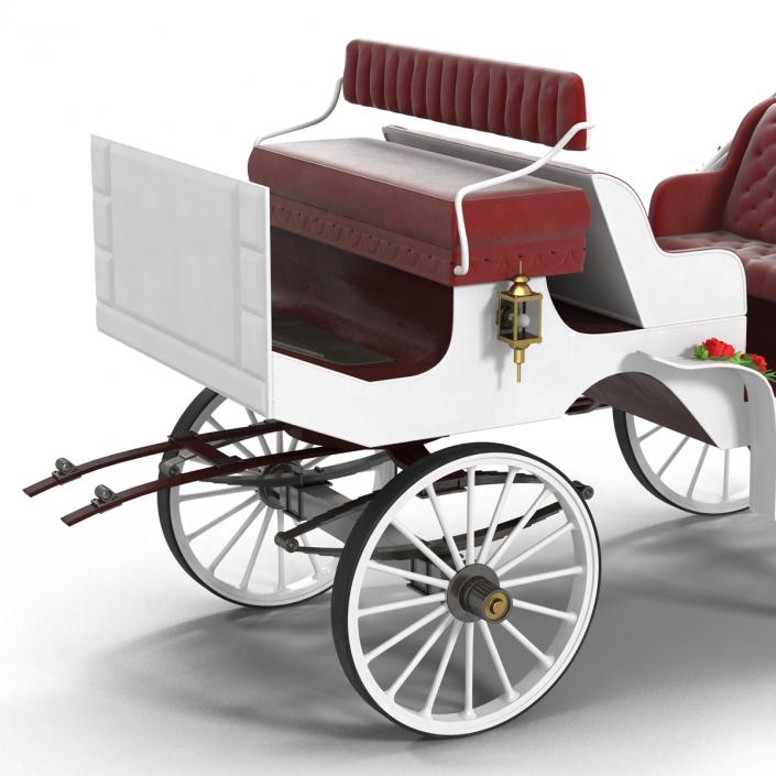 3D Wedding Carriage Rigged model