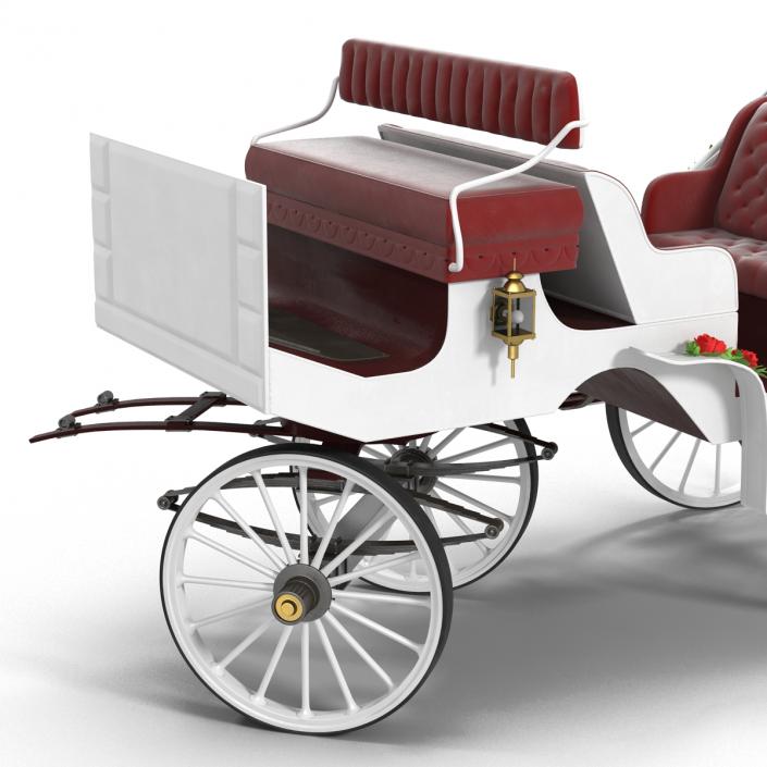 3D Wedding Carriage Rigged model