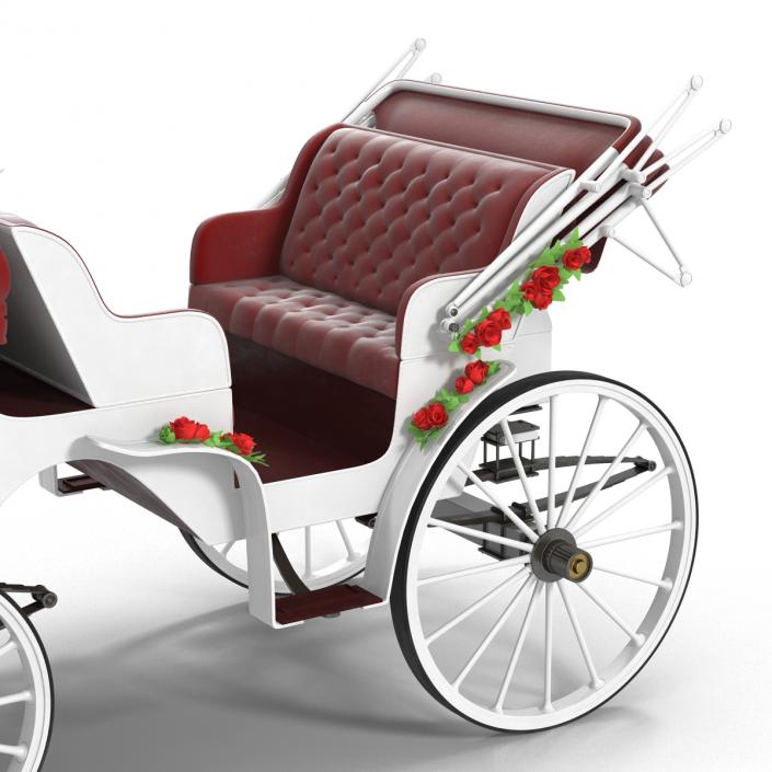 3D Wedding Carriage Rigged model