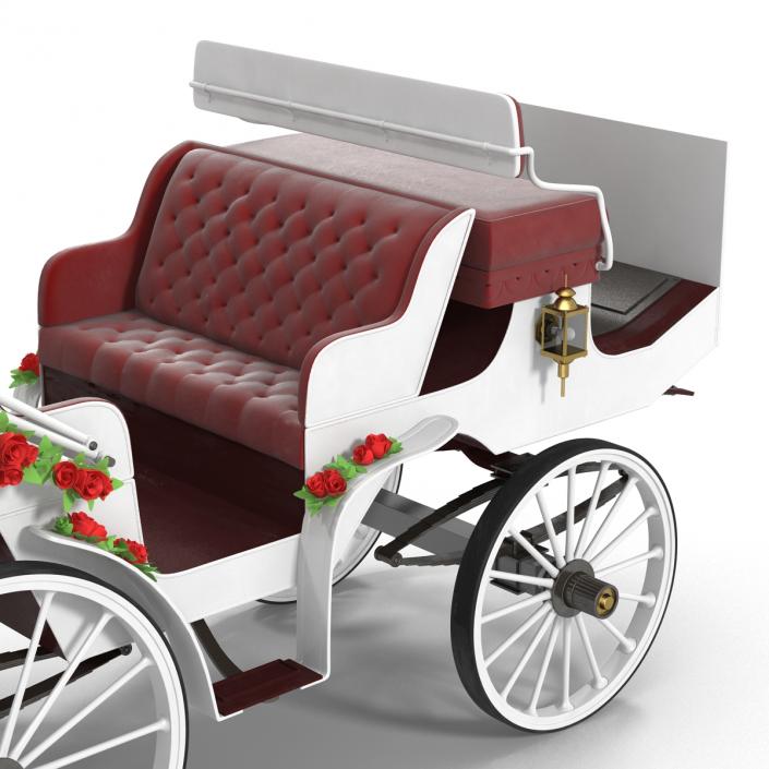 3D Wedding Carriage Rigged model