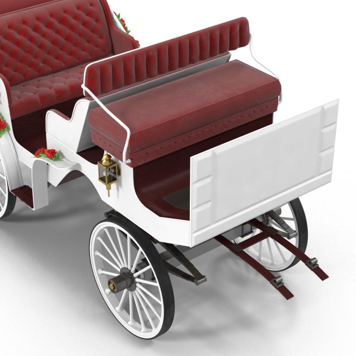 3D Wedding Carriage Rigged model