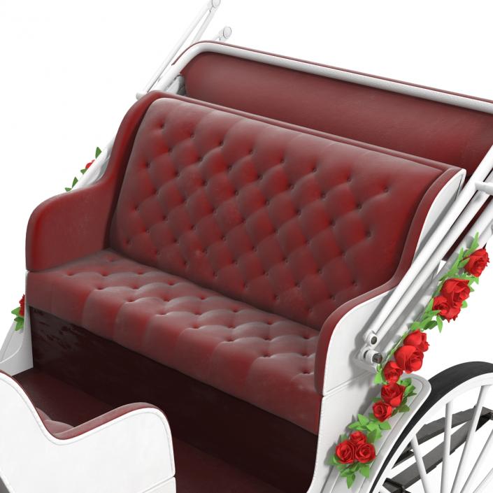 3D Wedding Carriage Rigged model