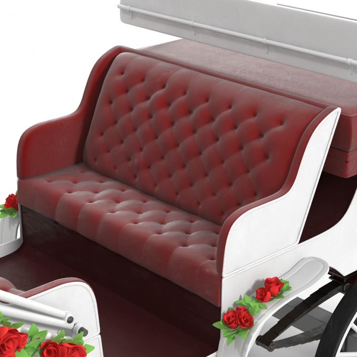 3D Wedding Carriage Rigged model