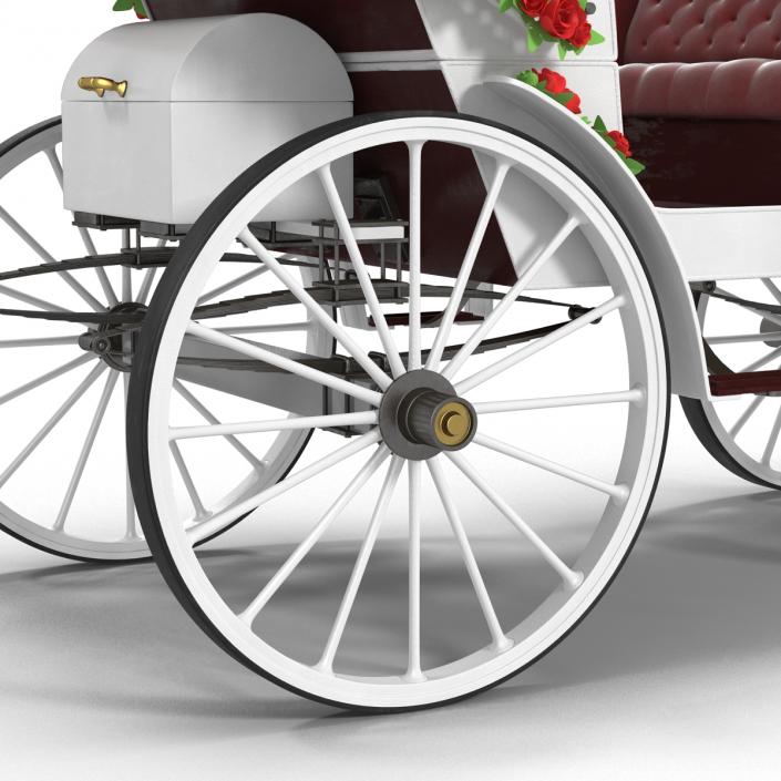 3D Wedding Carriage Rigged model