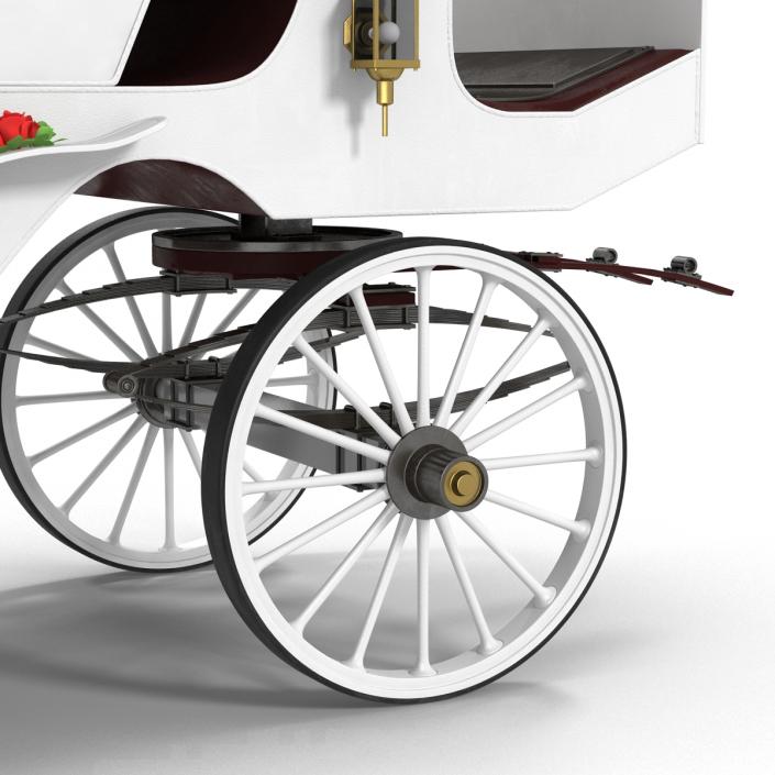 3D Wedding Carriage Rigged model