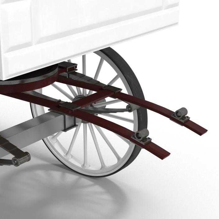 3D Wedding Carriage Rigged model