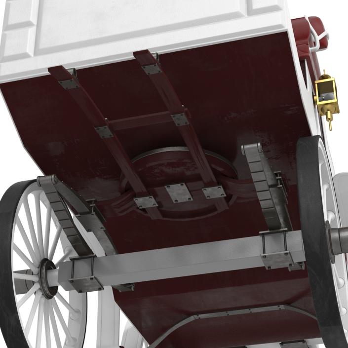 3D Wedding Carriage Rigged model