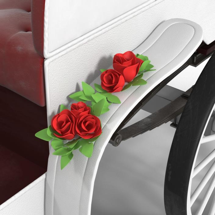 3D Wedding Carriage Rigged model