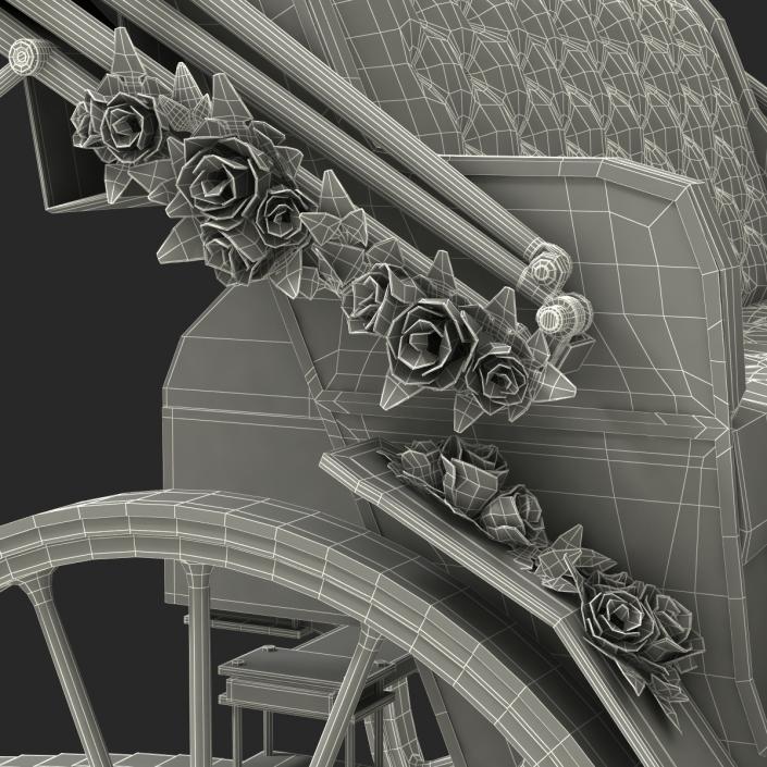 3D Wedding Carriage Rigged model