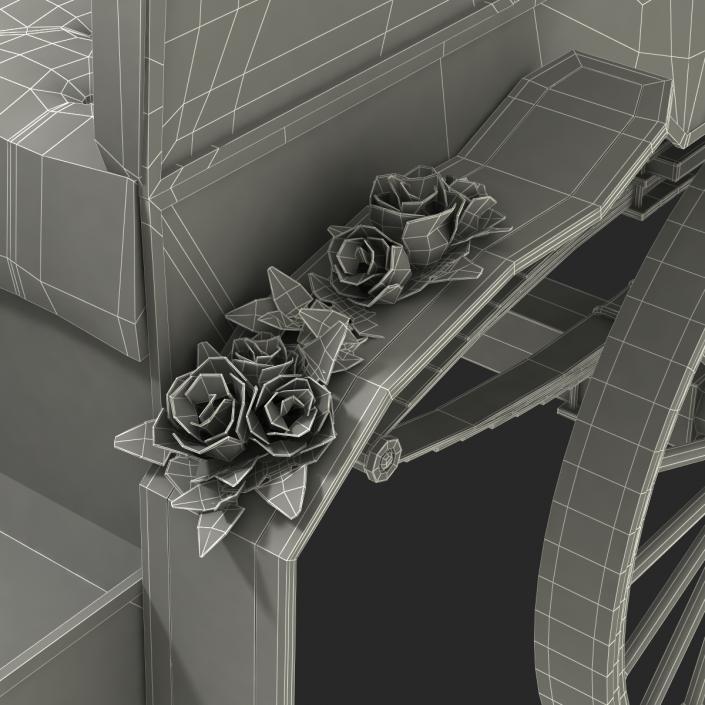 3D Wedding Carriage Rigged model