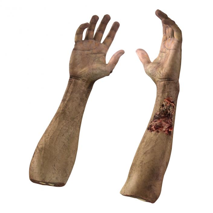 Zombie Hands Pose 2 3D model