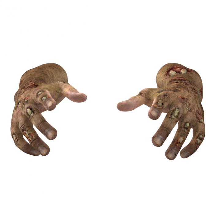 Zombie Hands Pose 2 3D model