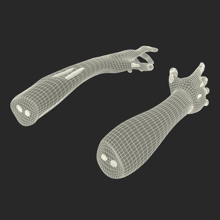 Zombie Hands Pose 2 3D model