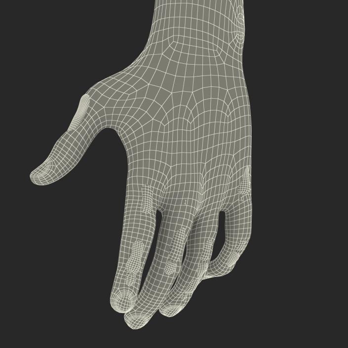 Zombie Hands Pose 2 3D model