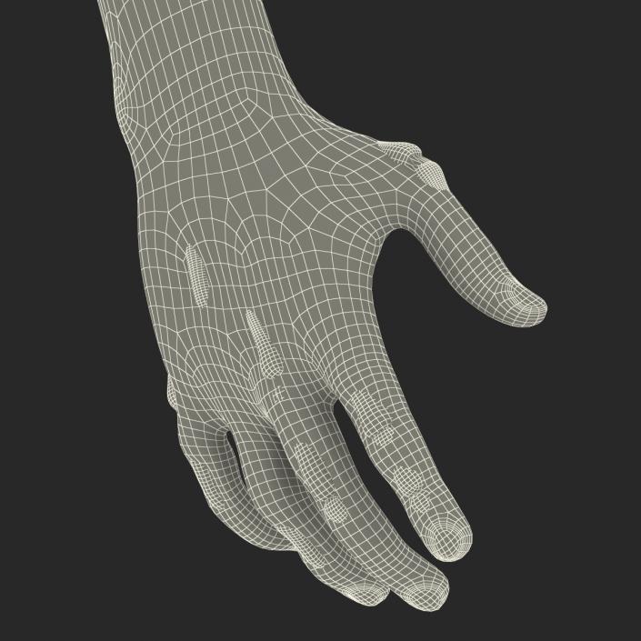 Zombie Hands Pose 2 3D model