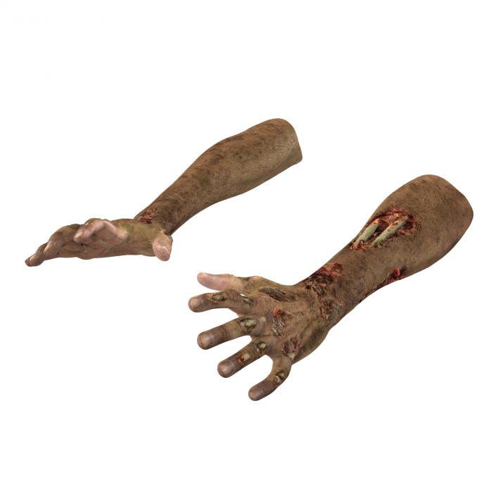 Zombie Hands Pose 3 3D model