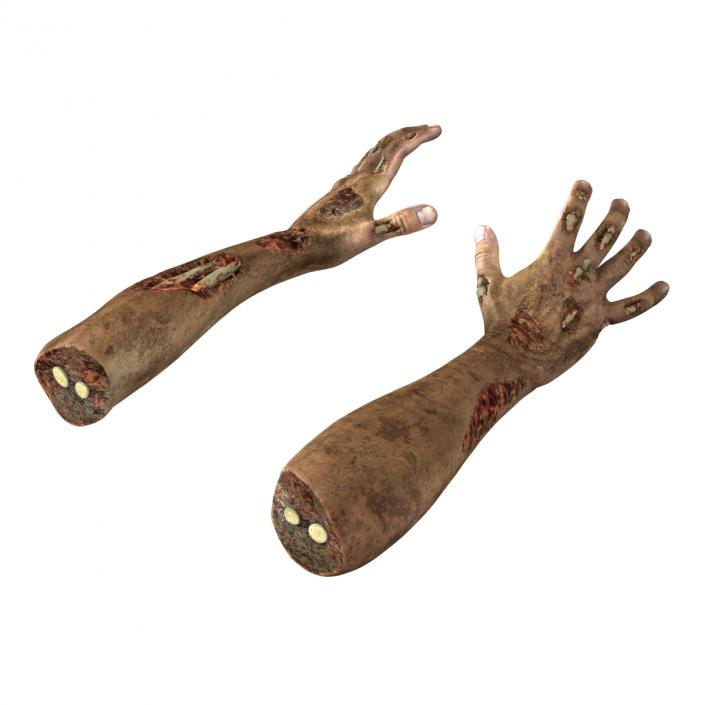 Zombie Hands Pose 3 3D model