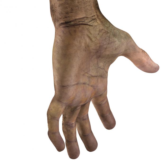 Zombie Hands Pose 3 3D model