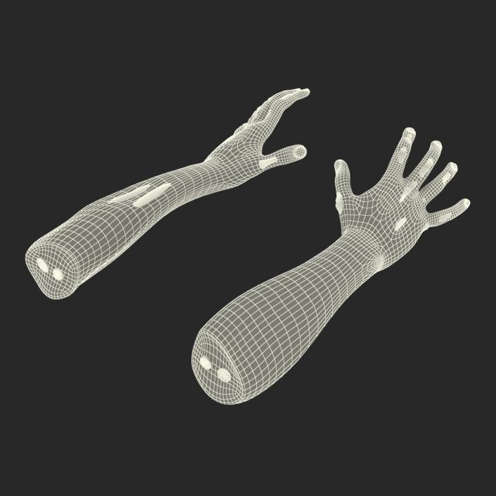 Zombie Hands Pose 3 3D model