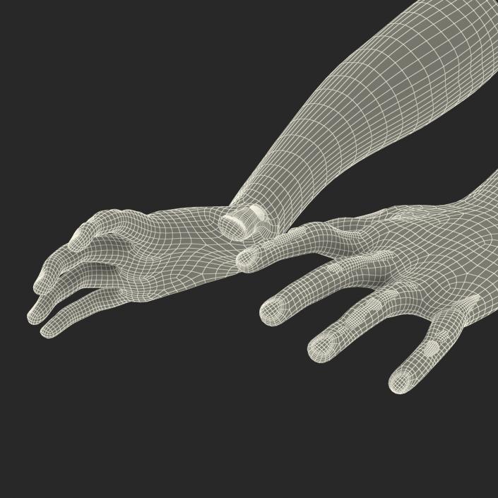 Zombie Hands Pose 3 3D model