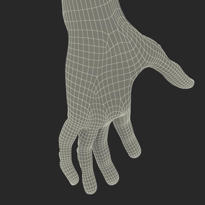 Zombie Hands Pose 3 3D model