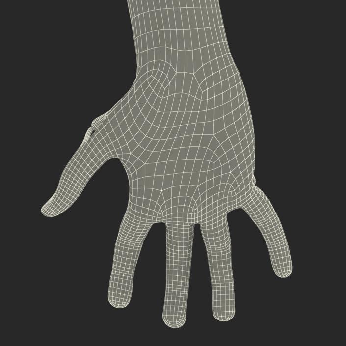 Zombie Hands Pose 3 3D model