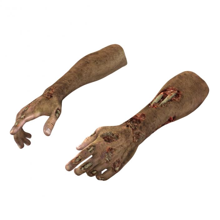 Zombie Hands Pose 4 3D model